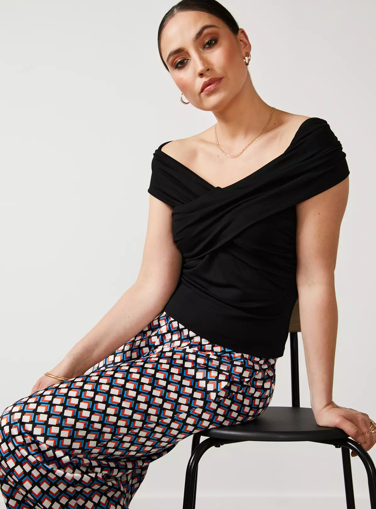 For All The Love Off The Shoulder Bardot Wrap Top 16 1 For All The Love Off The Shoulder Bardot Wrap Top 16