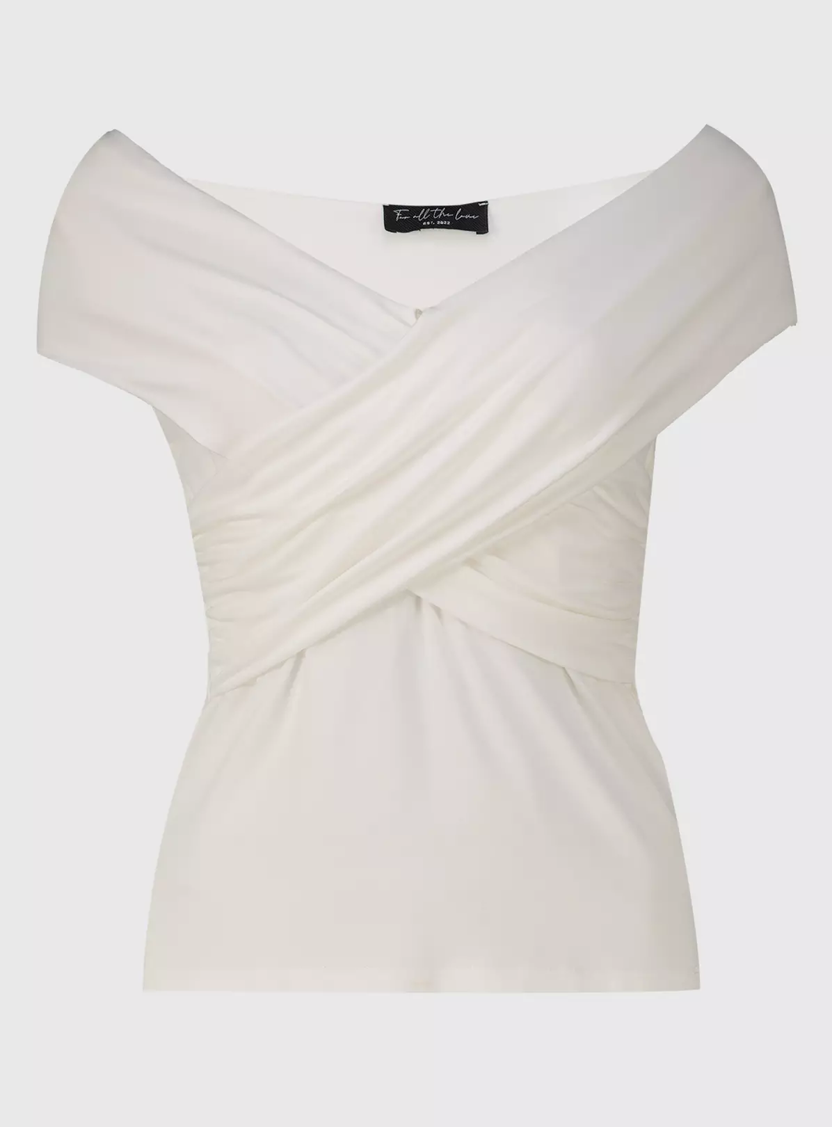 For All The Love Off The Shoulder Bardot Wrap Top 18 3 For All The Love Off The Shoulder Bardot Wrap Top 18 - Image 3