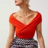 For All The Love Off The Shoulder Bardot Wrap Top 12
