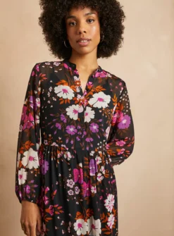 EVERBELLE Crinkle Chiffon Floral Maxi Dress 8 7 EVERBELLE Crinkle Chiffon Floral Maxi Dress 8 -Fit In Dress Sales tuc142973895 Multi20Coloured R Z002A