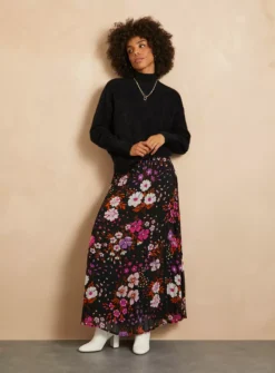EVERBELLE Floral Maxi Skirt 16