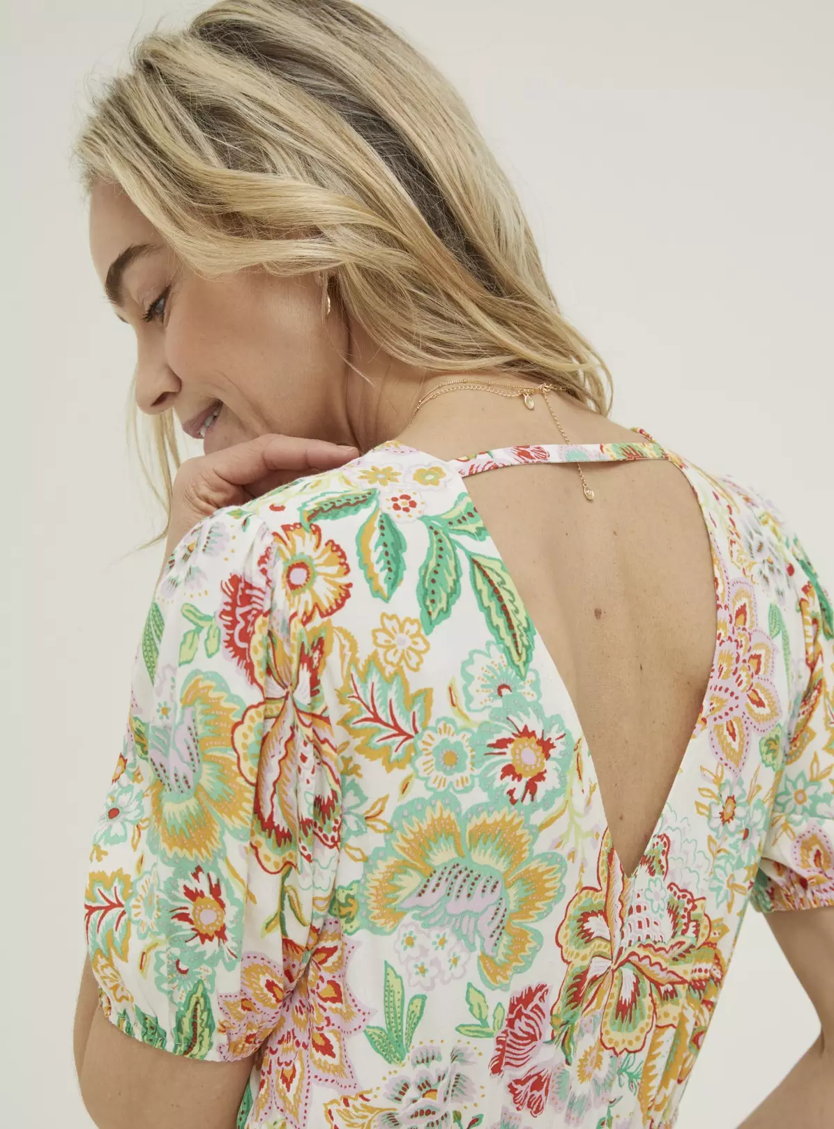 FATFACE Vivvie Paradise Floral Midi Dress 10 1 FATFACE Vivvie Paradise Floral Midi Dress 10