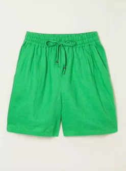 FATFACE Tenby Linen Shorts - 18 7 FATFACE Tenby Linen Shorts - 18 -Fit In Dress Sales tuc143027075 Green R Z005A
