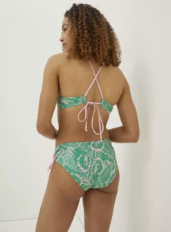FATFACE Tropical Leaves Bikini Bottoms - 20 -Fit In Dress Sales tuc143030629 Green R Z003A