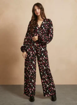 EVERBELLE Animal Floral Print Jumpsuit 10 7 EVERBELLE Animal Floral Print Jumpsuit 10 -Fit In Dress Sales tuc143035121 Multi20Coloured R Z001A 1