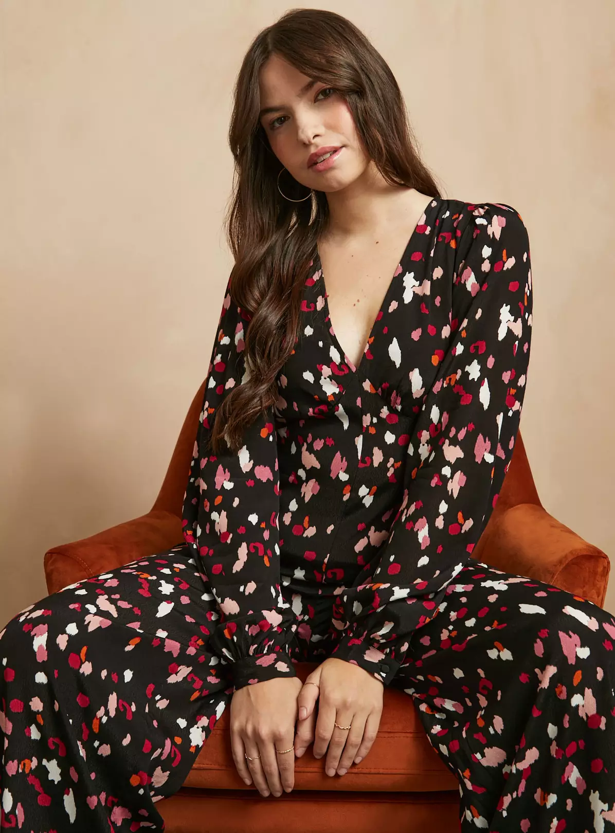 EVERBELLE Animal Floral Print Jumpsuit 18 2 EVERBELLE Animal Floral Print Jumpsuit 18 - Image 2