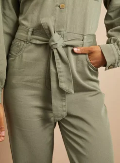 EVERBELLE Casual Jumpsuit Khaki Twill 6 7 EVERBELLE Casual Jumpsuit Khaki Twill 6 -Fit In Dress Sales tuc143037855 Khaki R Z003A