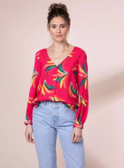 ANORAK Bananas EcoVero Cherry Top - 10 11 ANORAK Bananas EcoVero Cherry Top - 10 -Fit In Dress Sales tuc143043032 Pink R Z004A