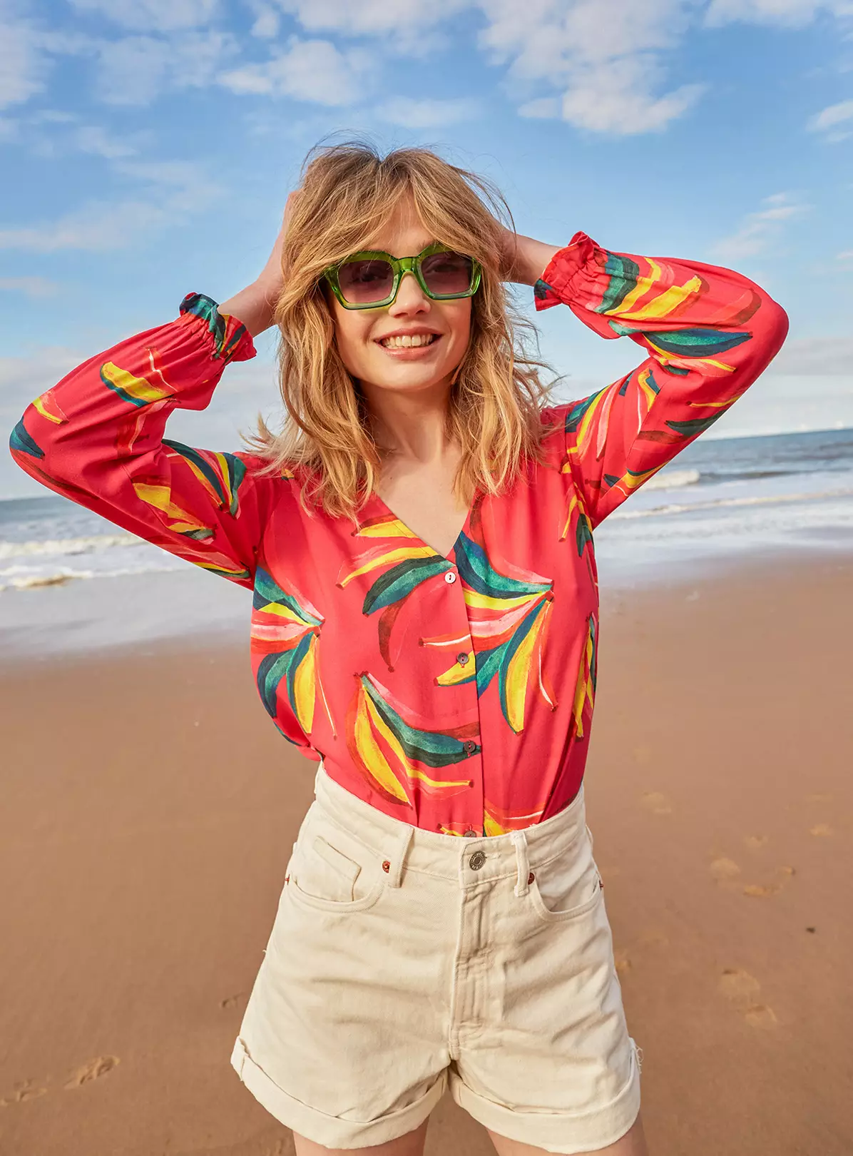 ANORAK Bananas EcoVero Cherry Top - 18 4 ANORAK Bananas EcoVero Cherry Top - 18 - Image 4