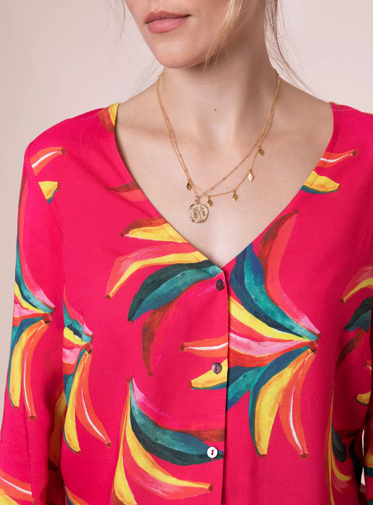 ANORAK Bananas EcoVero Cherry Top - 18 2 ANORAK Bananas EcoVero Cherry Top - 18 - Image 2