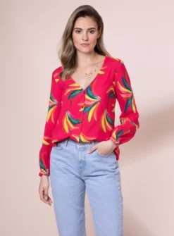 ANORAK Bananas EcoVero Cherry Top - 18 11 ANORAK Bananas EcoVero Cherry Top - 18 -Fit In Dress Sales tuc143043075 Pink R Z006A