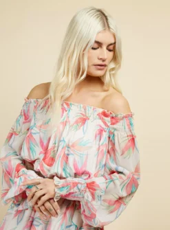 LITTLE MISTRESS Floral Bardot Psuit 18 9 LITTLE MISTRESS Floral Bardot Psuit 18 -Fit In Dress Sales tuc143063383 Multi20Coloured R Z002A