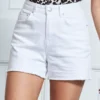 SOSANDAR White Denim Shorts 20