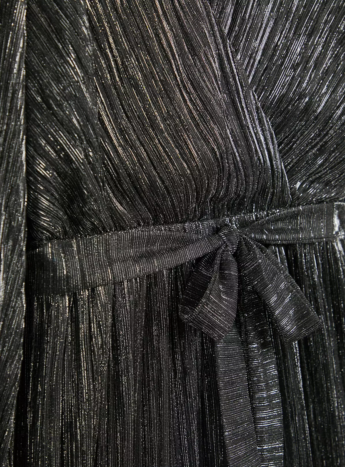 PETITE Metallic Plisse Jumpsuit 20 2 PETITE Metallic Plisse Jumpsuit 20 - Image 2