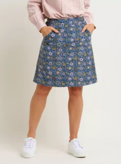 BRAKEBURN Folk Floral Cord Skirt 12 7 BRAKEBURN Folk Floral Cord Skirt 12 -Fit In Dress Sales tuc143191115 Multi20Coloured R Z001A