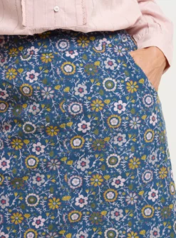 BRAKEBURN Folk Floral Cord Skirt 20