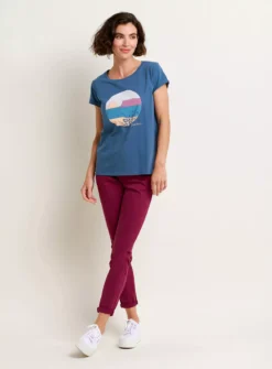 BRAKEBURN Seascape Tee 16 7 BRAKEBURN Seascape Tee 16 -Fit In Dress Sales tuc143195466 Blue R Z004A