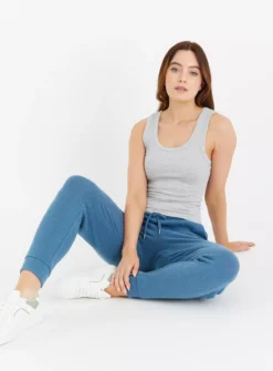 Grey Ribbed Tank Top 16 9 Grey Ribbed Tank Top 16 -Fit In Dress Sales tuc143198042 Grey R Z002A