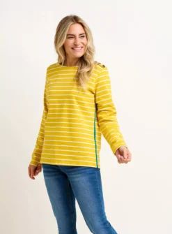 BRAKEBURN Bella Crew 8 -Fit In Dress Sales tuc143200149 Yellow R Z001A 1