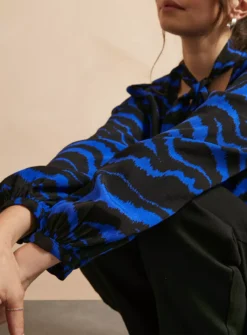 EVERBELLE Animal Print Tie Neck Top 18 -Fit In Dress Sales tuc143208263 Multi20Coloured R Z003A