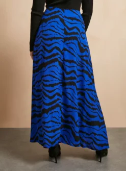EVERBELLE Animal Print Maxi Skirt 6