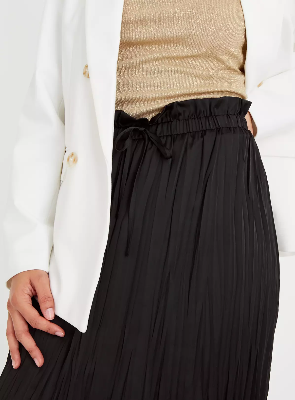 Black Satin Midaxi Skirt 12 4 Black Satin Midaxi Skirt 12 - Image 4