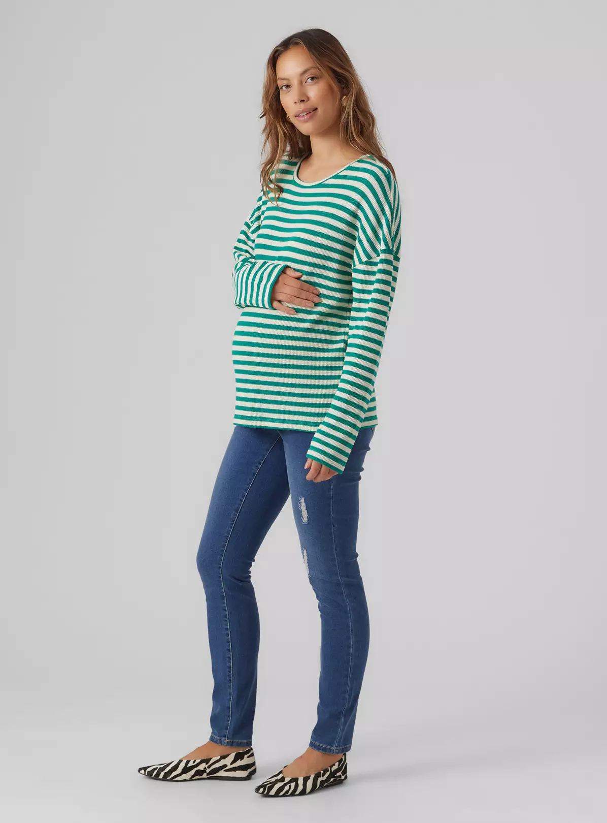 MAMALICIOUS Stripe Jersey Top XL 3 MAMALICIOUS Stripe Jersey Top XL - Image 3