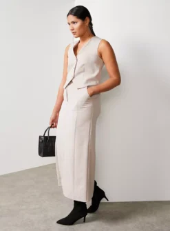 For All The Love Stone Smart Midaxi Skirt 8 8 For All The Love Stone Smart Midaxi Skirt 8 -Fit In Dress Sales tuc143283010 Stone R Z004A