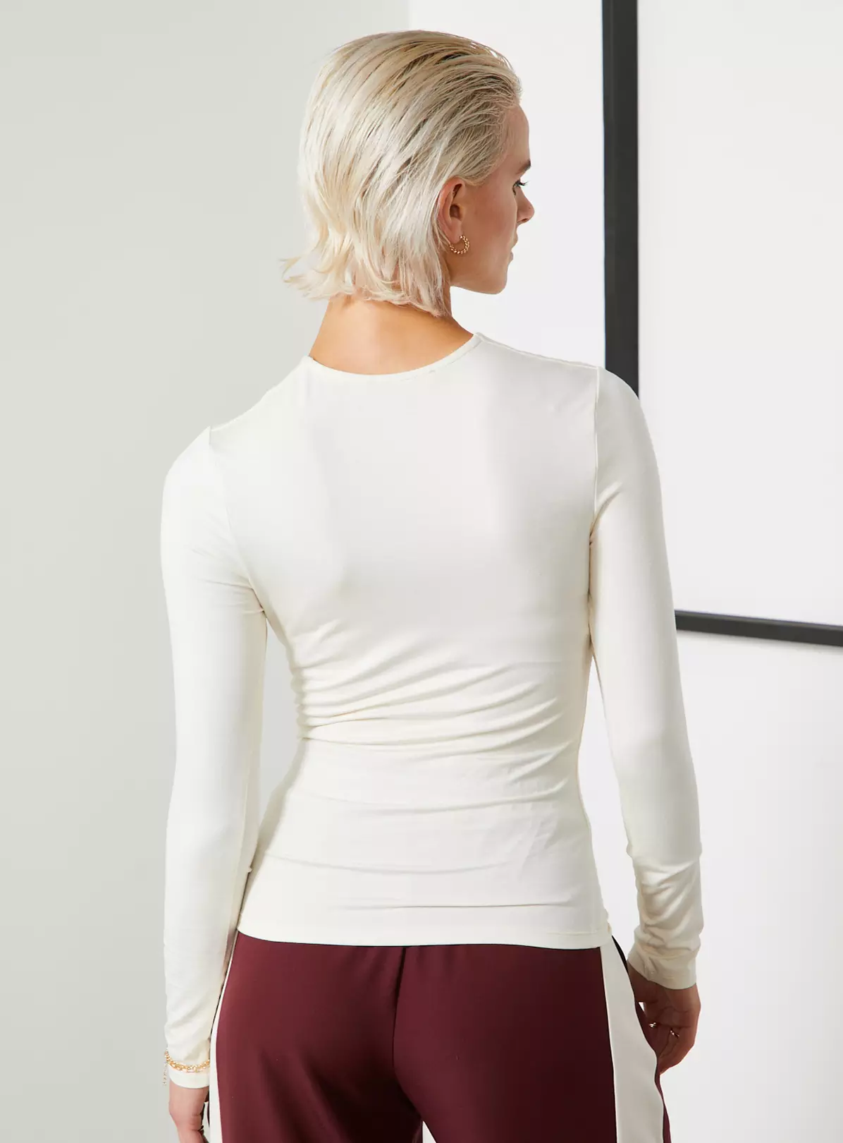 For All The Love Stone Twist Neck Cut Out Top 12 4 For All The Love Stone Twist Neck Cut Out Top 12 - Image 4