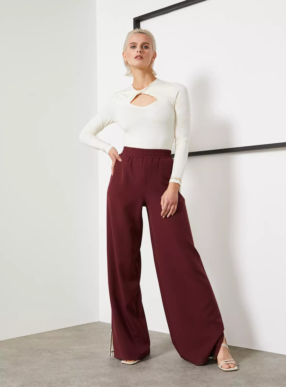 For All The Love Stone Twist Neck Cut Out Top 12 1 For All The Love Stone Twist Neck Cut Out Top 12