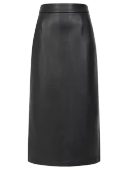 VOGUE WILLIAMS Black Pu Skirt 10 8 VOGUE WILLIAMS Black Pu Skirt 10 -Fit In Dress Sales tuc143300941 Black R Z004A 1