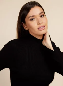 VOGUE WILLIAMS Black Rib Knit Top XL -Fit In Dress Sales tuc143304028 Black R Z006A 1