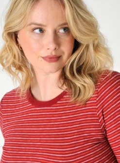 BURGS Portreath Essential Jersey Tee 18 9 BURGS Portreath Essential Jersey Tee 18 -Fit In Dress Sales tuc143326972 Dark20Red R Z003A