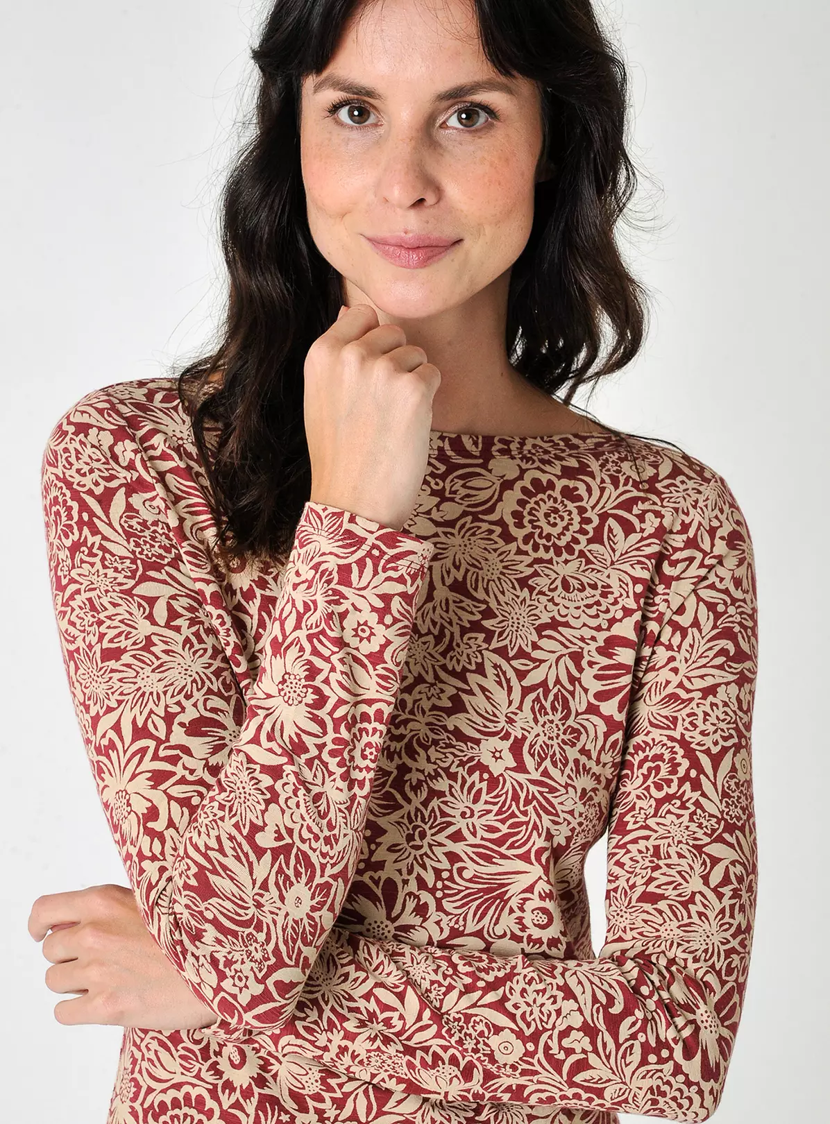 BURGS Carey Printed Jersey Top 10 3 BURGS Carey Printed Jersey Top 10 - Image 3