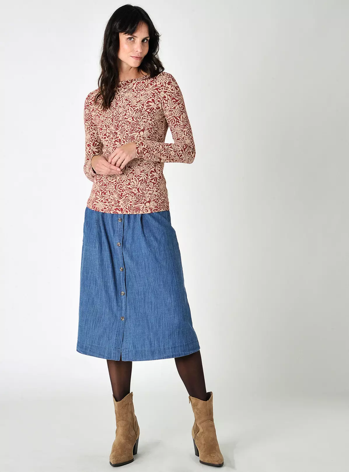 BURGS Carey Printed Jersey Top 10 1 BURGS Carey Printed Jersey Top 10