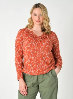 BURGS Bethel Fashion Jersey Top 12 -Fit In Dress Sales tuc143327393 Orange R Z001A