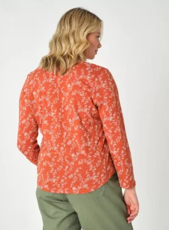 BURGS Bethel Fashion Jersey Top 12 -Fit In Dress Sales tuc143327393 Orange R Z002A