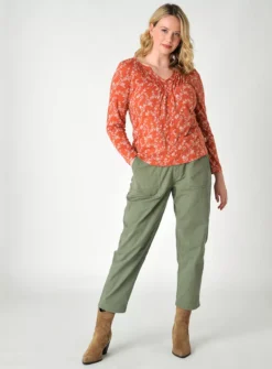 BURGS Bethel Fashion Jersey Top 12 -Fit In Dress Sales tuc143327393 Orange R Z004A