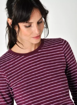 BURGS Portreath Essential Jersey Tee 12 7 BURGS Portreath Essential Jersey Tee 12 -Fit In Dress Sales tuc143327633 Purple R Z003A