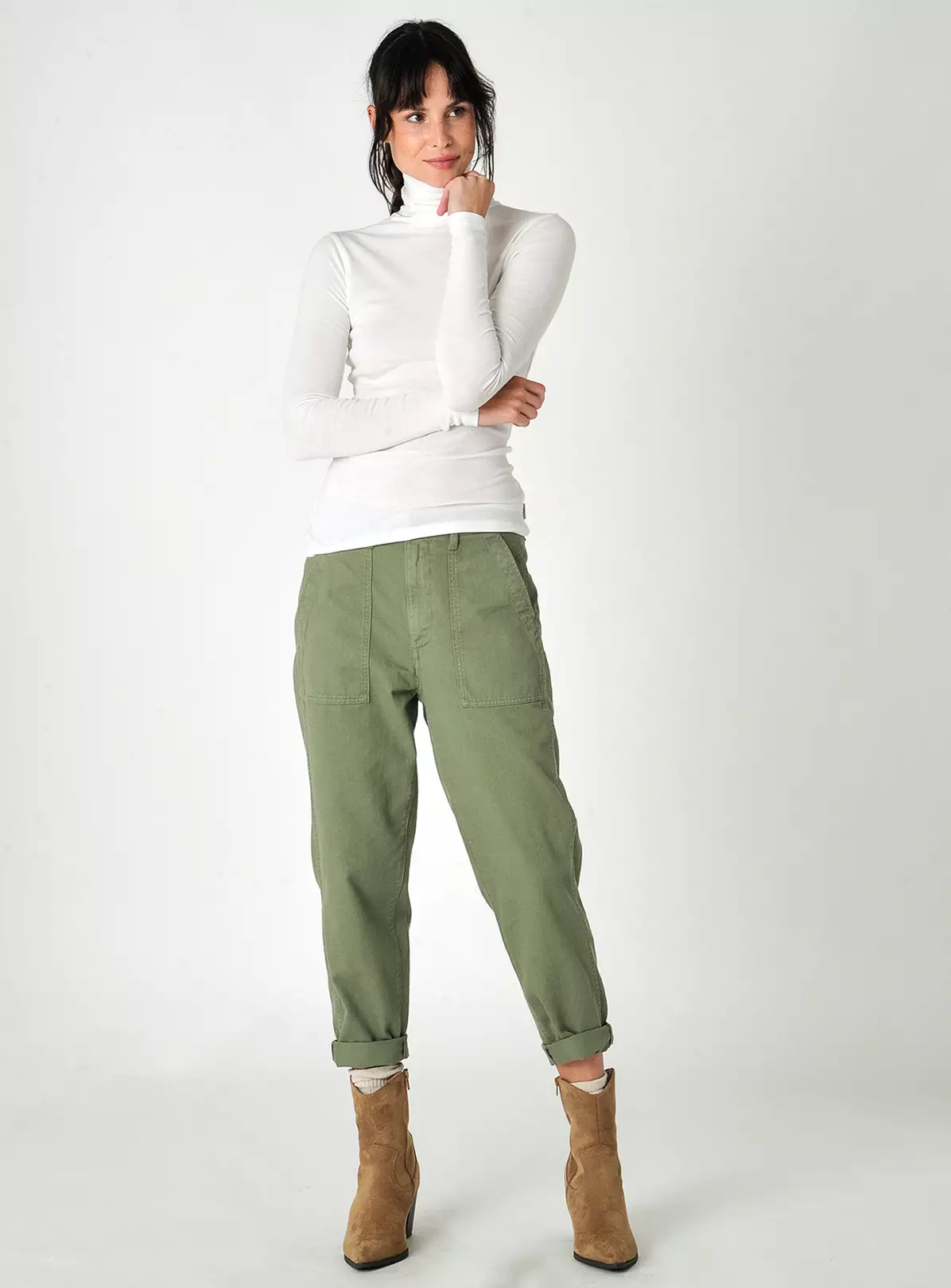 BURGS Agnes Jersey Roll Neck Top 18 1 BURGS Agnes Jersey Roll Neck Top 18