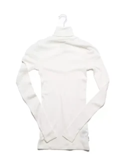 BURGS Agnes Jersey Roll Neck Top 18 8 BURGS Agnes Jersey Roll Neck Top 18 -Fit In Dress Sales tuc143327756 White R Z005A