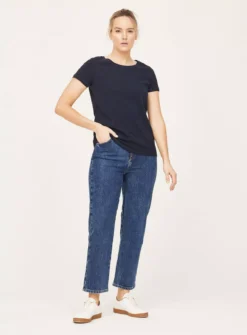 THOUGHT Fairtrade Organic Cotton Tee 10 7 THOUGHT Fairtrade Organic Cotton Tee 10 -Fit In Dress Sales tuc143332301 Navy R Z004A