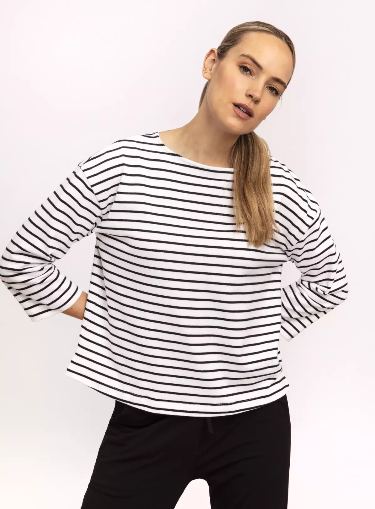 THOUGHT The Fairtrade Organic Cotton Breton Top 16 1 THOUGHT The Fairtrade Organic Cotton Breton Top 16