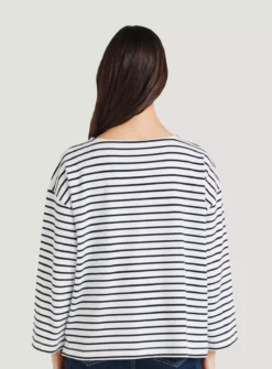 THOUGHT The Fairtrade Organic Cotton Breton Top 16 9 THOUGHT The Fairtrade Organic Cotton Breton Top 16 -Fit In Dress Sales tuc143333152 White R Z004A
