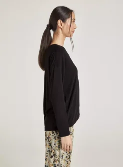 THOUGHT Eliza Seacell Long Sleeve Top 6 7 THOUGHT Eliza Seacell Long Sleeve Top 6 -Fit In Dress Sales tuc143334147 Black R Z003A 1