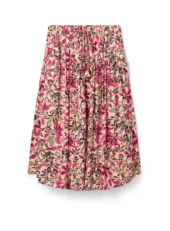 THOUGHT Faye Lenzing EcoVero Dobby Skirt 8 11 THOUGHT Faye Lenzing EcoVero Dobby Skirt 8 -Fit In Dress Sales tuc143343502 Pink R Z003A 1