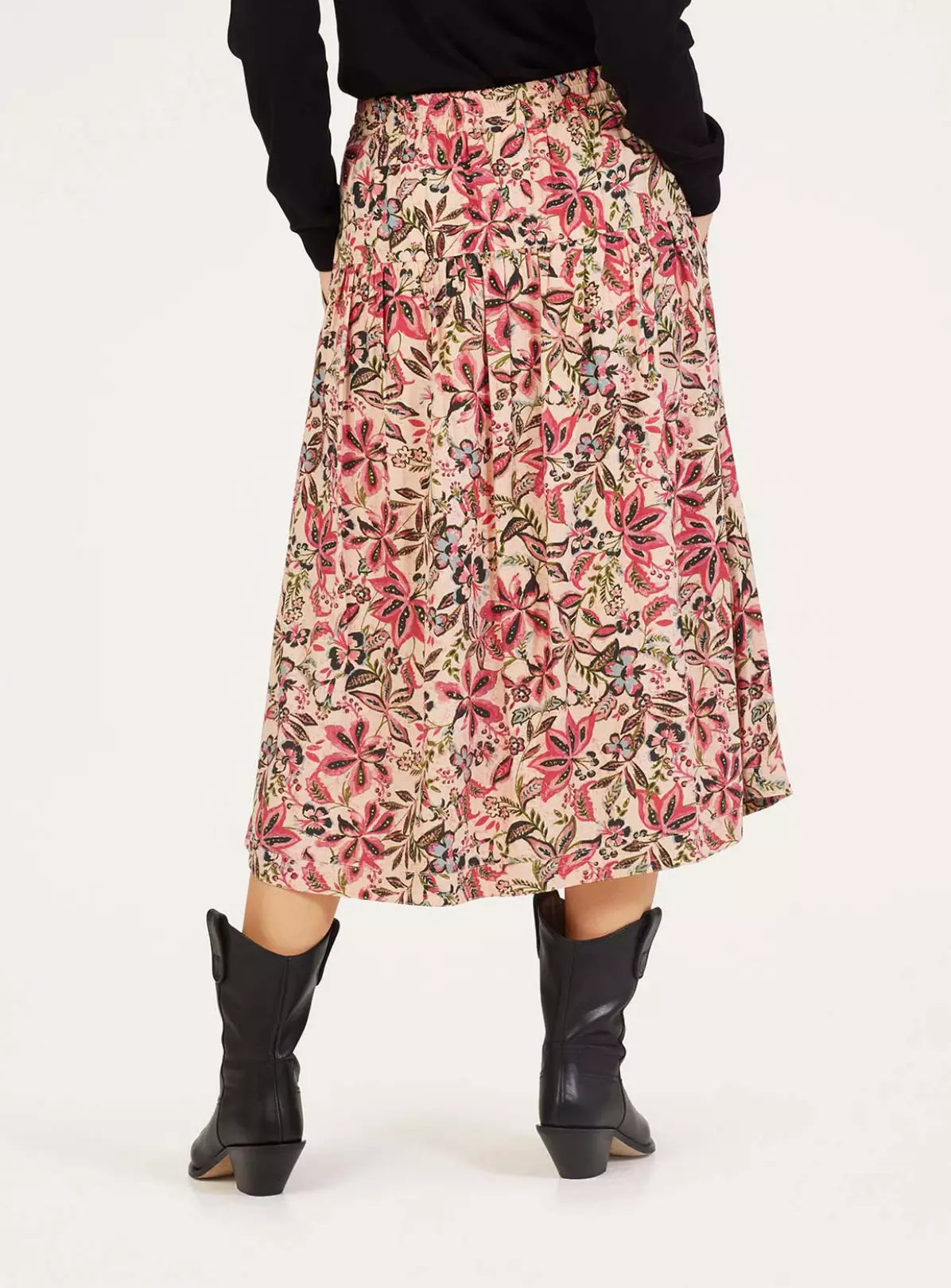 THOUGHT Faye Lenzing EcoVero Dobby Skirt 8 3 THOUGHT Faye Lenzing EcoVero Dobby Skirt 8 - Image 3