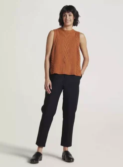 THOUGHT Ayla Organic Cotton Fluffy Knitted Vest 14