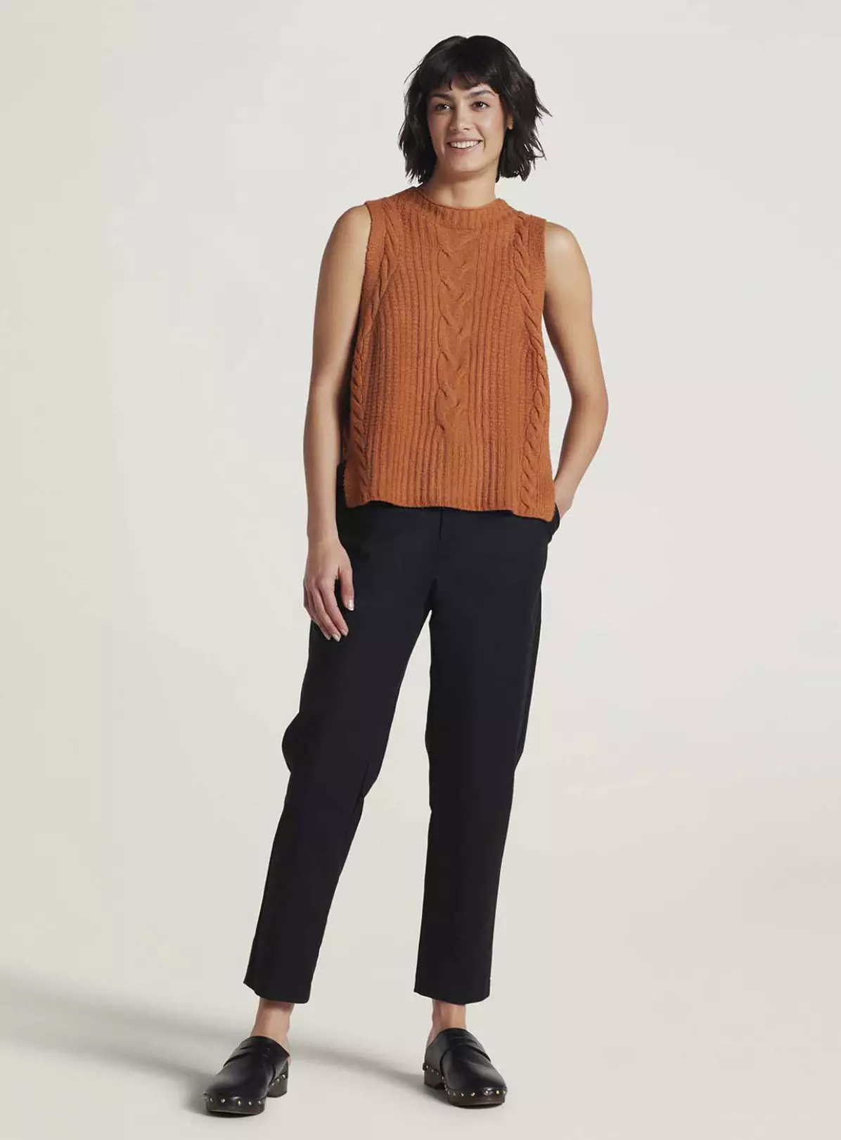 THOUGHT Ayla Organic Cotton Fluffy Knitted Vest 14 1 THOUGHT Ayla Organic Cotton Fluffy Knitted Vest 14