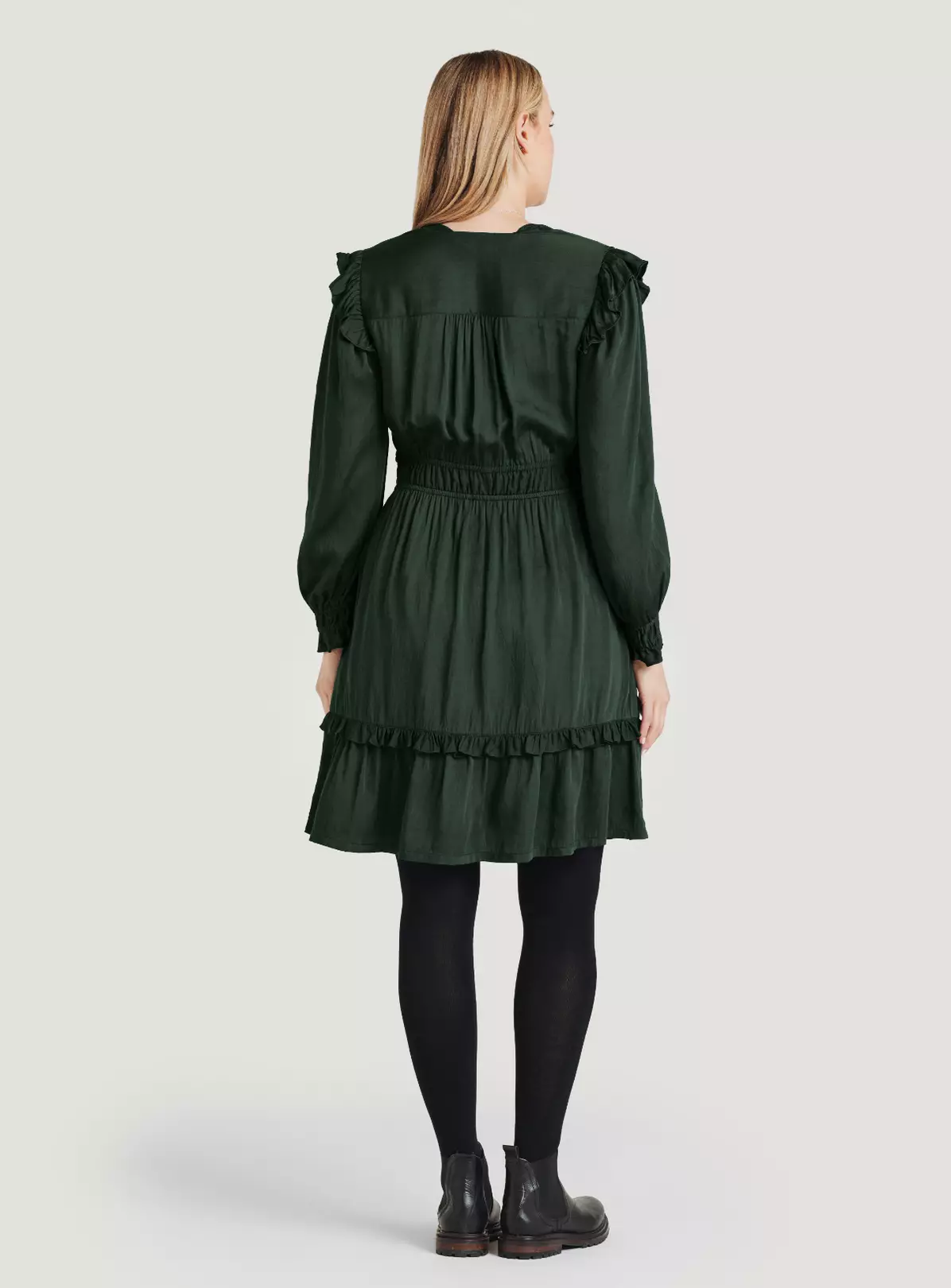 THOUGHT Florna Tencel Shirred Dress 16 5 THOUGHT Florna Tencel Shirred Dress 16 - Image 5